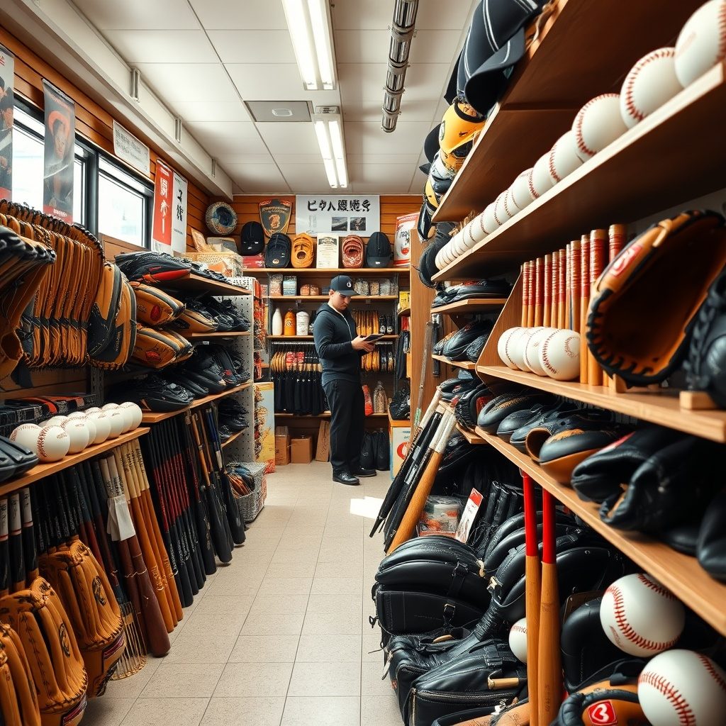 野球用品のイメージ